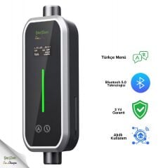 ŞarjZen Power Zen 2 - 7.4 kW  Taşınabilir Araç Şarj Cihazı (Wifi+Bluetooth Mobil Uygulama)