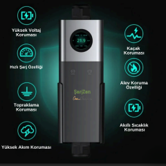 ŞarjZen Charge Max 3 - 22 kW Taşınabilir Araç Şarj Cihazı (Wifi+Bluetooth+Mobil Uygulama)