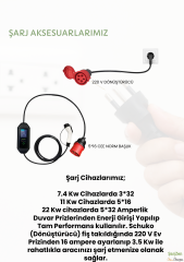 11 Kw Dönüştürücü Şarj Başlığı (Adaptör)