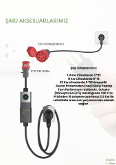 22 Kw Dönüştürücü Şarj Başlığı (Adaptör)